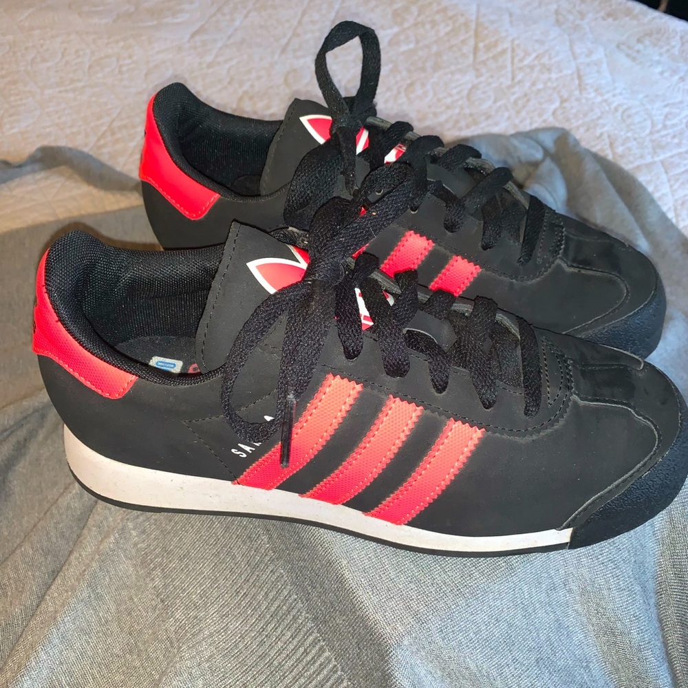 Adidas Samoa girls sneakers black/ pink (fuchsia)